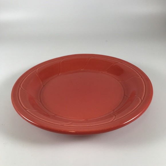 Crestware Red Bread Plate Ceramic - Picture 3 of 6